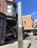  BART Berkeley Station Sign along the street